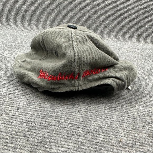 Mitsubishi Motors Hat Cap One Size Adjustable Green Black Cars Casual Streetwear - Picture 6 of 11
